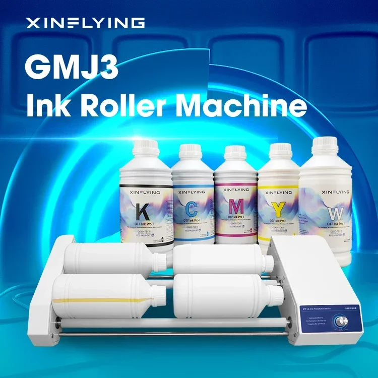 XinFlying 110v/220v DTF White Ink Shaker for the Bottles Effectively Prevent White Ink Deposition with EU AU US Plug