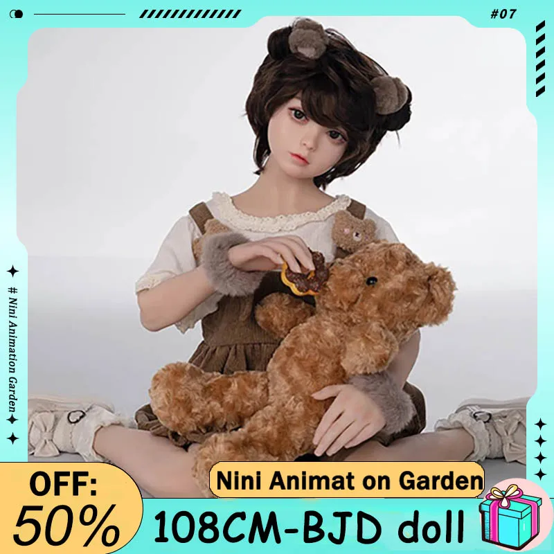 

Супер милая модель фигурки 108 см, высококачественная кукла BJD из платинового силикона, игрушка 1/2, регулируемый шарнирный корпус