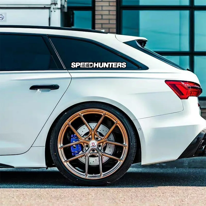 SPEEDHUNTERS Car Stickers for Windows JDM Style LOGO Auto Door Body Decor Refit Scratches Moto Decals Accesorios Para Vehículos