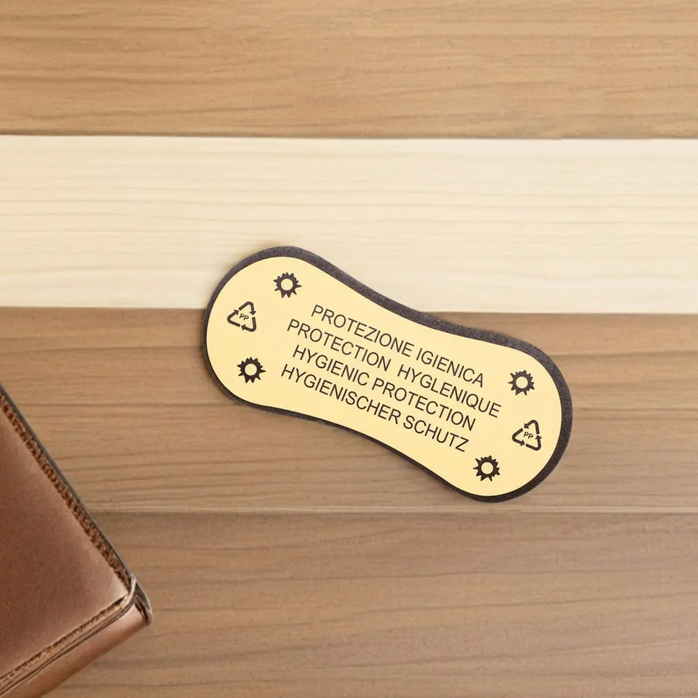 70Pcs Protective Sticker for Swimsuits Self-Adhesive Hygiene Labels for Bikini Liners Sanitary Decals