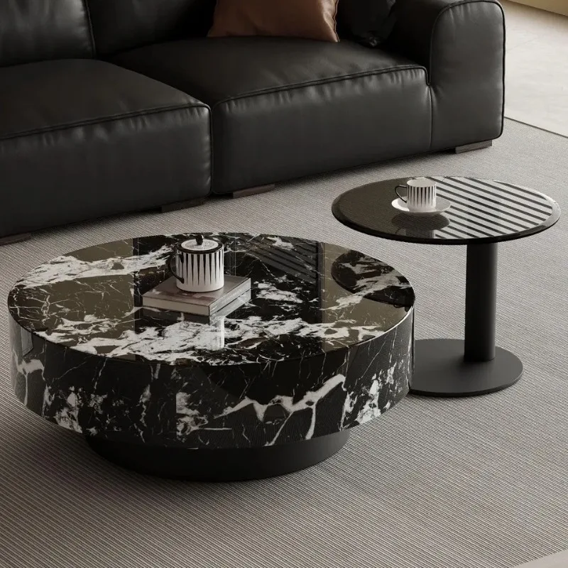 Italian Minimalist Marble Coffee Tables Nordic Designer Living Room Center Tea Table Floating Creative Home Furniture FYCT