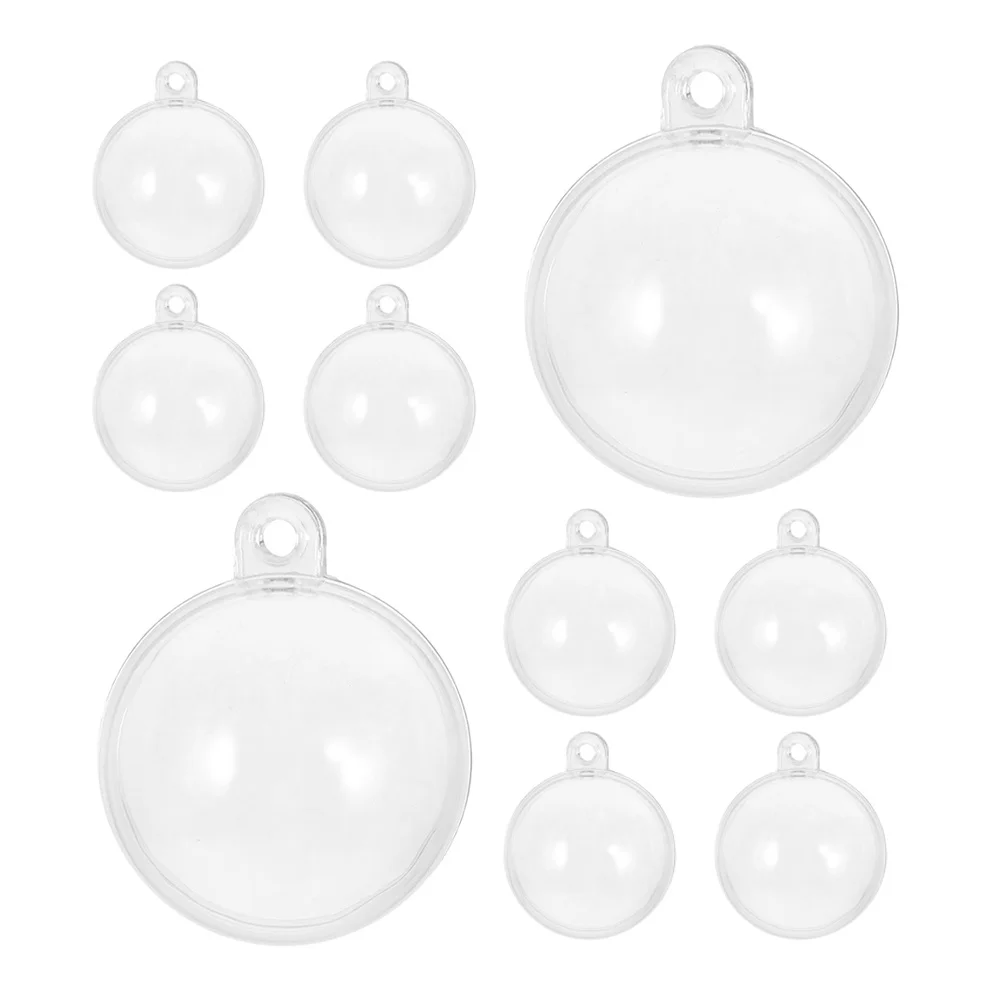 

10Pcs Floating Ball Aquarium Decorations Transparent Stable Clip on Round 2.5cm Fish Tank Floating Ornament Air Bubbler Decor
