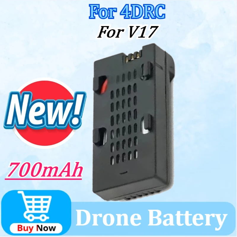 

New 3.7V 700mAh Replacement Drone Battery For 4DRC V17 RC Quadcopter Accessories Part High Quality Rechargeable Battery