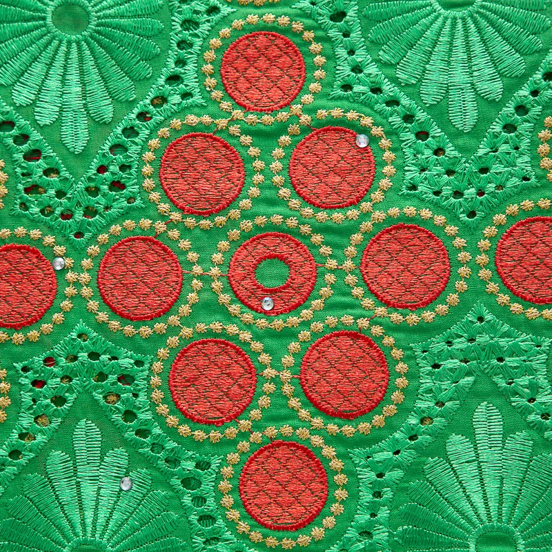 Kalume Swiss Voile Lace Fabircs 2025 High Quality African Nigerian Embroidery Lace with Stones for Wedding Party 5Yards F1468