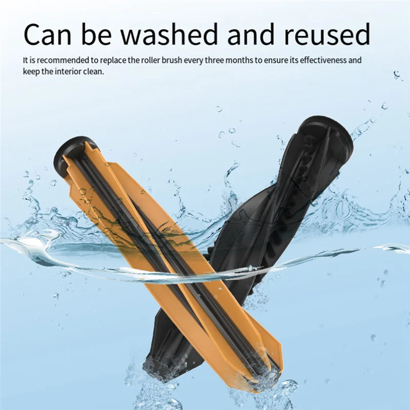 Applicabile per Dreame X50 Series Sweeper X40 Hybrid Dual Roller Brush Pulizia Spazzola principale Parti di ricambio Spazzola