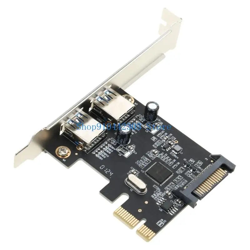 PCIE zu 2-Port USB3.2 Gen1 Erweiterungskarte mit 5 Gbit/s Übertragungsrate, Kompatibel mit Windows-Systemen 5 Gbit/s Schneller Datenzugriff – Detail 10