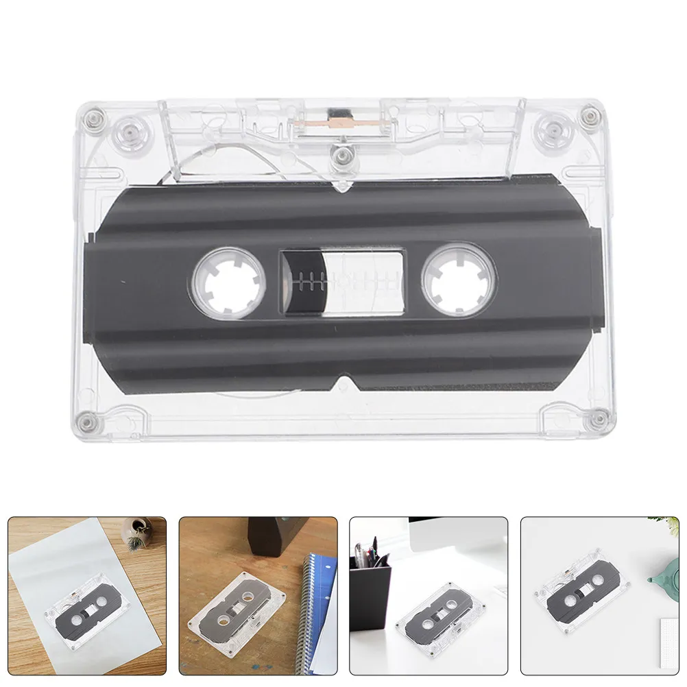 

4Pcs Recording Blank Cassette Tape 30Min Vintage Blank Audio Tapes DIY Wall Decoration Craft Accessory Empty Cassette