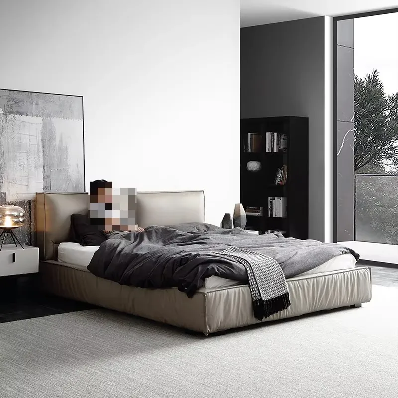 Large Comforter Double Bed Luxury Platform Italian Headboards Full Size Double Bed Bedroom Bases Letto Matrimoniale Furniture