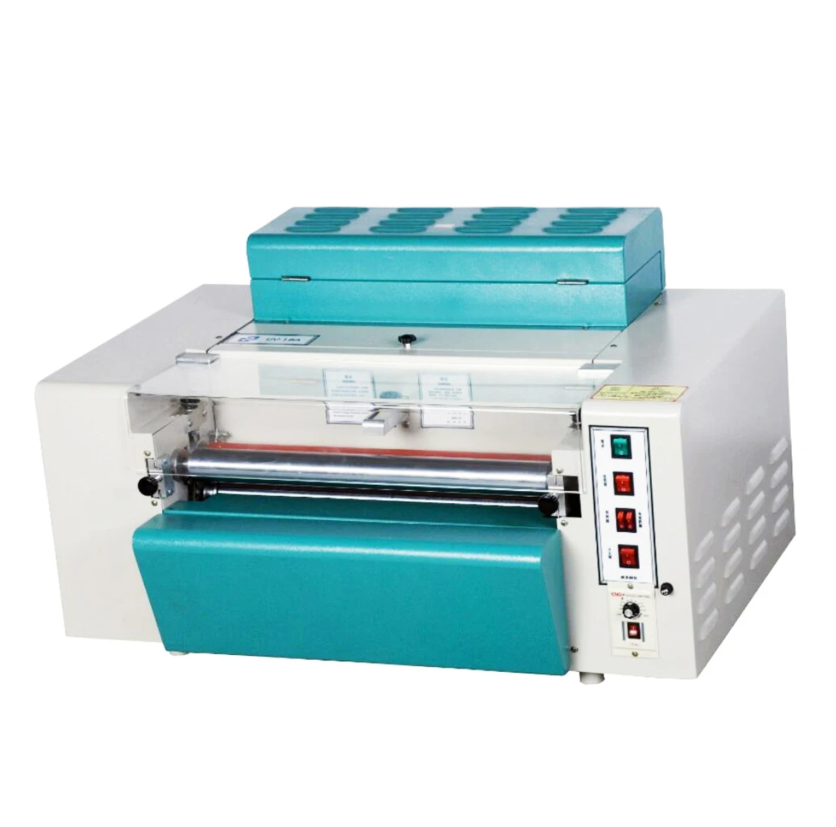 for A2 size high quality uv coating machine desktop paper uv varnish coating machine