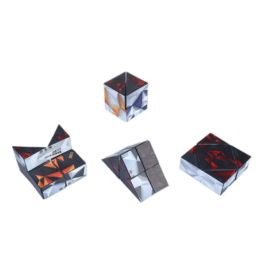 Creative Star Geometric Magnetic Cube อเนกประสงค์ Infinite Antistress ความวิตกกังวลโต๊ะของเล่นวัสดุ ABS กันน้ํา Magic Cube