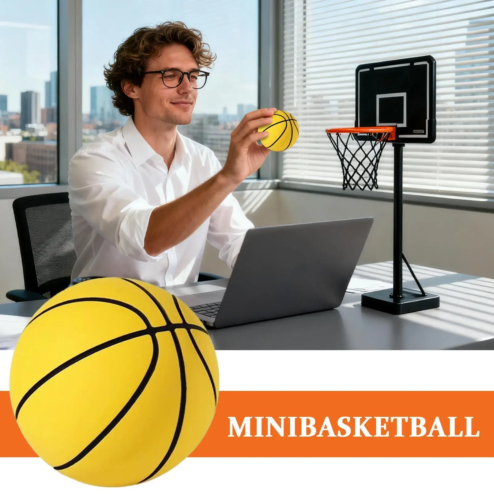 มินิบาสเก็ตบอล ของเล่นกีฬาเด้งดี ขนาด 2.36 นิ้ว บาสเก็ตบอลจิ๋วสำหรับเด็ก เล่นในร่ม เด็กผู้ชาย เด็กวัยหัดเดิน งานปาร์ตี้กลางแจ้ง ห้องนอน ห้องเรียน