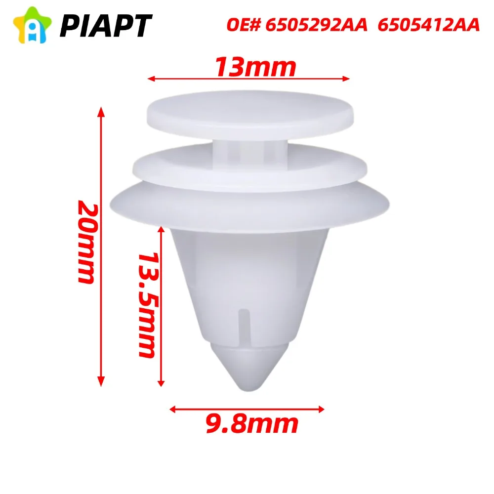 

30PCS OE#6505292AA Door Trim Panel Retainer Clip Fastener for Chrysler Vans Grand Voyager, Pacifica,Town&Country,Voyager