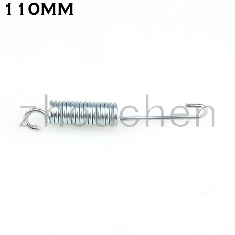 75mm 90mm 100mm 110mm 125mm Stainless Steel Spring Cylindroid Helical Pullback Extension Tension Coil Kickstand Dirt Pit Bike