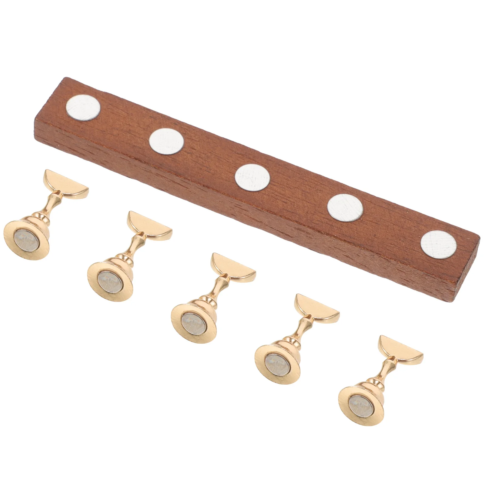 1 set 1 set supporto per premere sulle unghie con base supporto per pratica manicure supporto per display per unghie finte strumenti per nail art per uso domestico