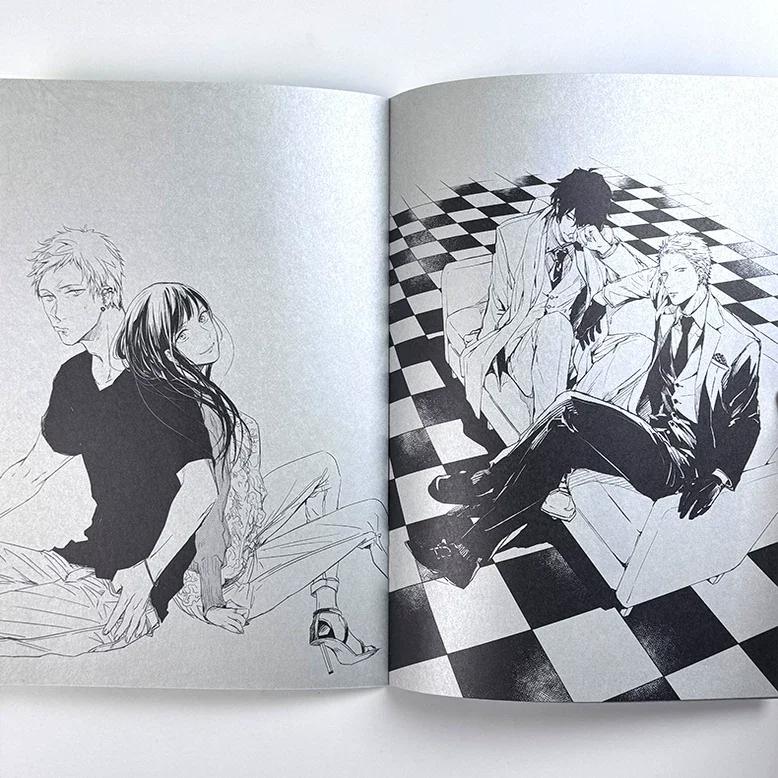 GIVEN Art Book Japanese Edition Reprint Artwork Kizu Natsuki Illustration Collection Monochrome SIDE Manga Comic Rock Bands