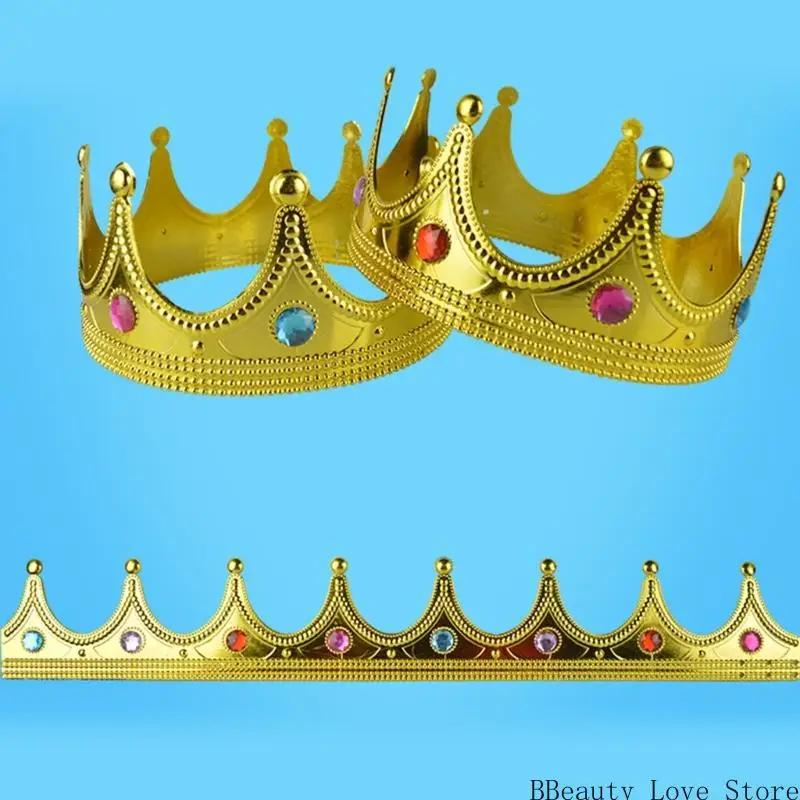 Principato Cappello Crown Crown Cappello Crown Golden King Crown Crown Accessorio per copricapo Principocommetti.