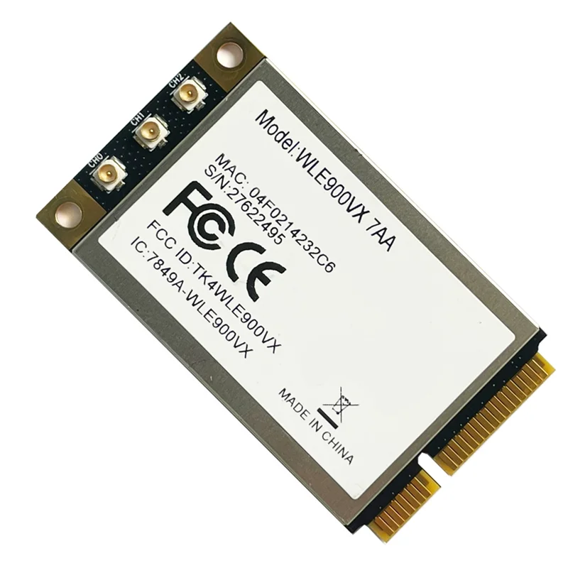 WLE900VX 7AA QCA9880 Dual Band 2.4G/5G 3X3 MIMO 1300Mbps 802.11Ac WIFI Module Industrial-Grade Dual-Band WIFI Module