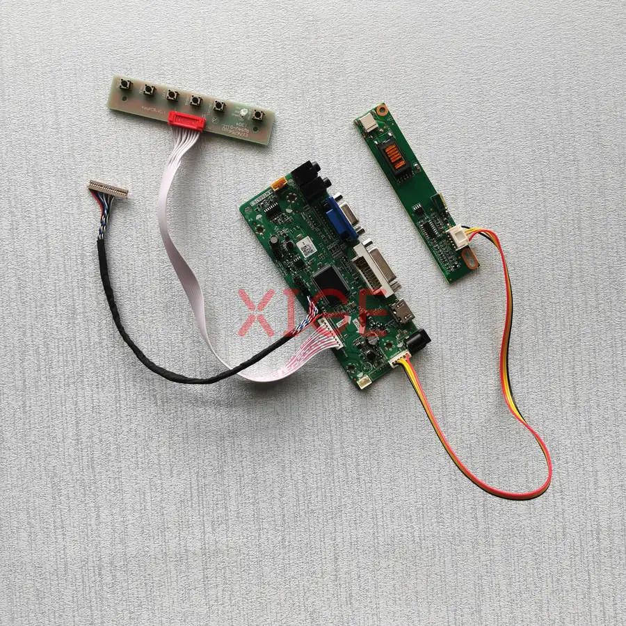 

LCD Matrix Drive Board Fit LTD121EX9D LTD121EXFA LTD121EX1R LTD121EXGS VGA+DVI+HDMI LVDS 20-Pin 1280*768 1280x768 1-CCFL Kit DIY