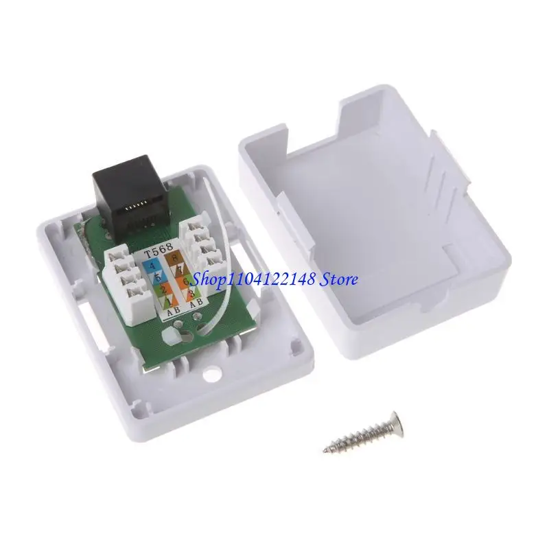 

P9FA CAT5E RJ45 BOX 8P8C UNSHILDED ONGER PORT Desktop RJ45 Box
