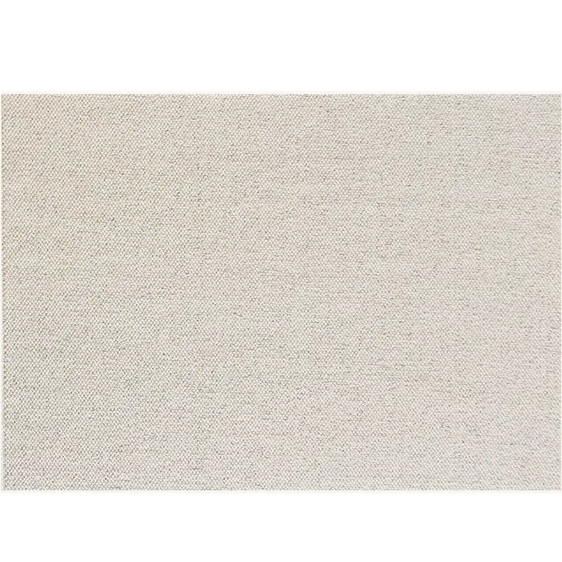 Wool Carpet Living Room Solid Color Machine Woven Light Luxury High-End Feeling Home Use Thick Bedroom Mat Large Area