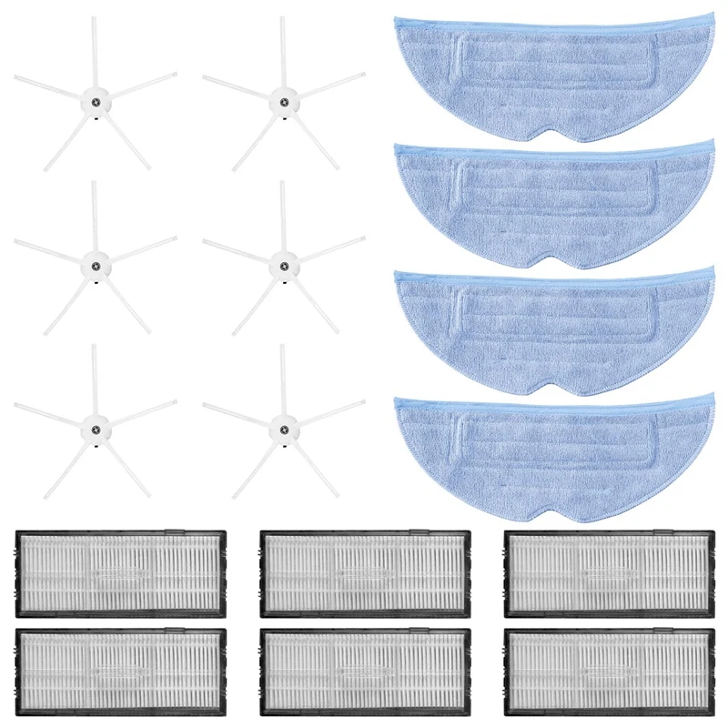 

16 Piece Replacement Parts Suitable For Xiaomi Roborock S7 T7S T7 Plus Vacuum Cleaner, Vacuum Cleaner Cleaning Kit