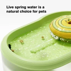 Cat Water Dispenser Plastic Pet Water Fountain Large Capacity Ultra-Quiet Pet Bowl for Improving Water Quality Pet Supplie