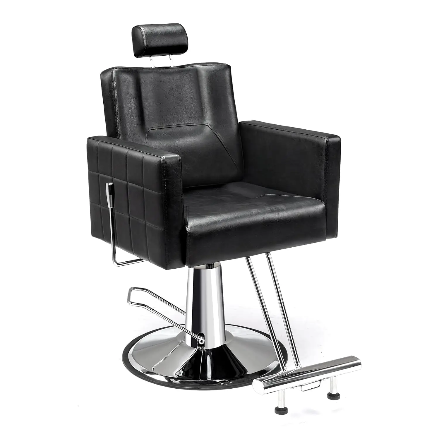 Hydraulic Barber Chair Heavy Duty Reclining Salon Chair for Hair Stylist Braiding Shampoo Facial Waxing 360 Swivel, Customized