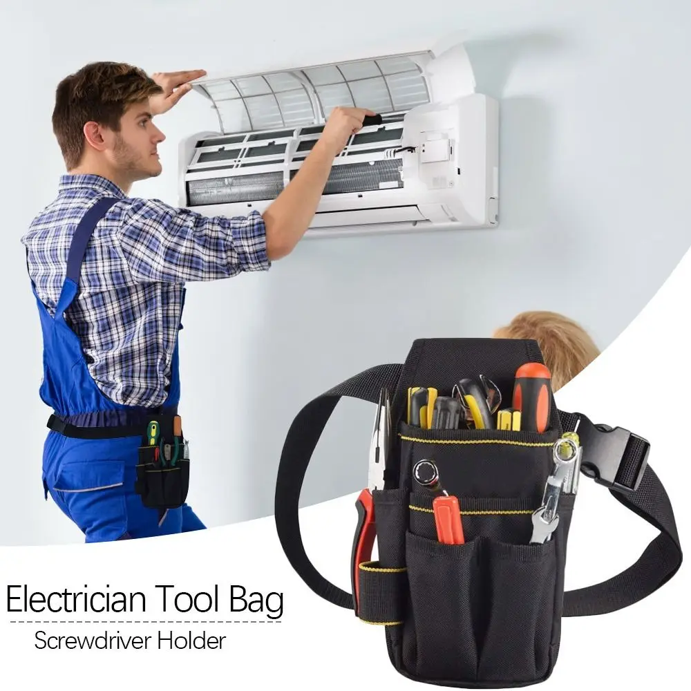 Carpenter Waist Bag Organizer Electrician Tool Bag Screwdriver Holder Tool Storage Tool Pouch