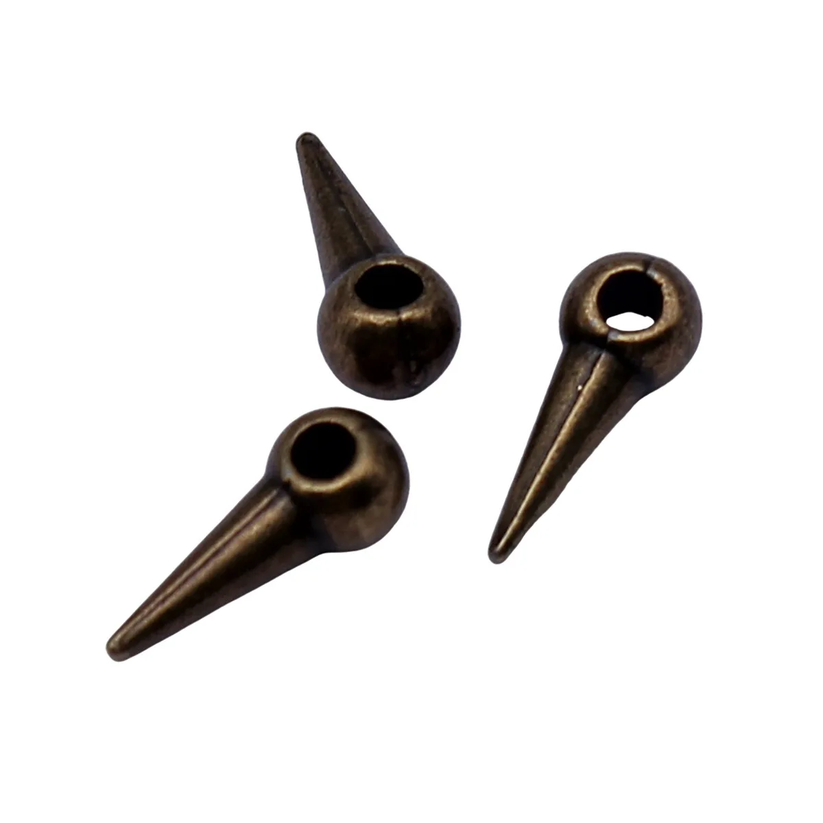 Punk Spike Cone Ball Triangle Alloy Charms Taper Drop Pendants DIY Wind Chime Earring Findings