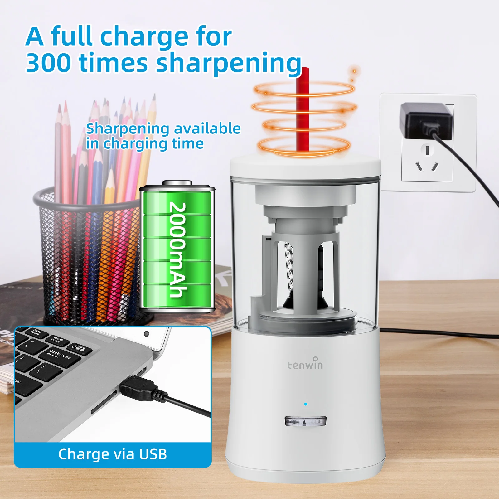 Thumbnail 3 - #31 Latest Electric Pencil Sharpeners Offers