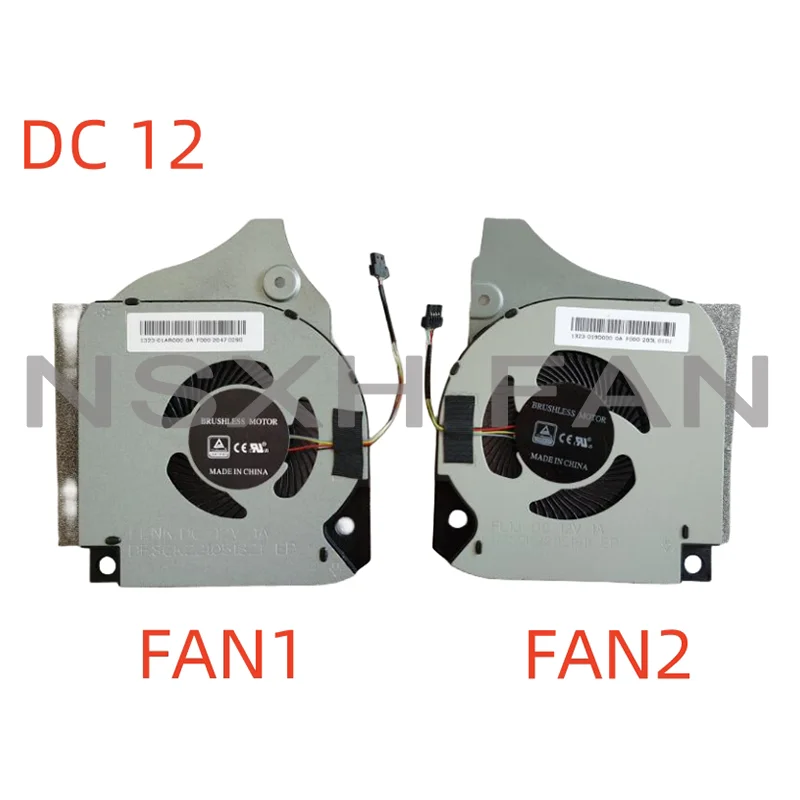 5V 12V DFSCK221151811 DFSCK221051821 Fan Inspiron G5 5590 G7 7790 7590 P82F 06KT2 9THTN