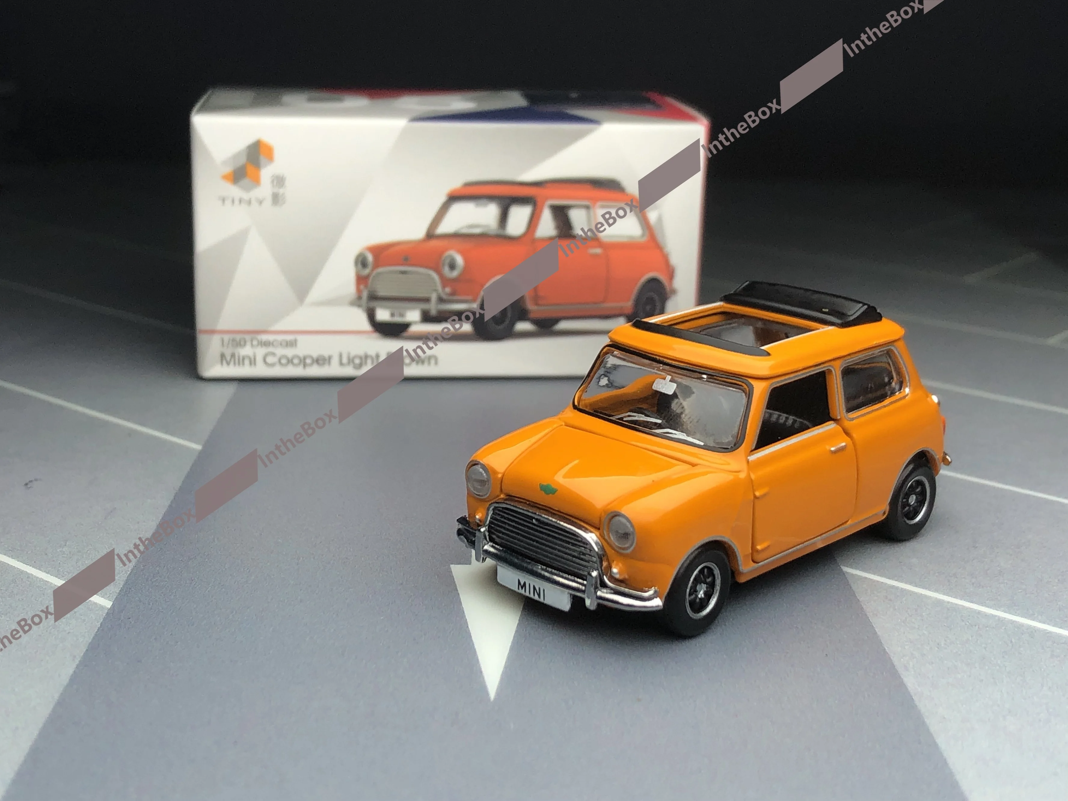 

Tiny City 1/50 Mini Cooper Brown Diecast Model Car Collection Limited Edition Hobby Toys