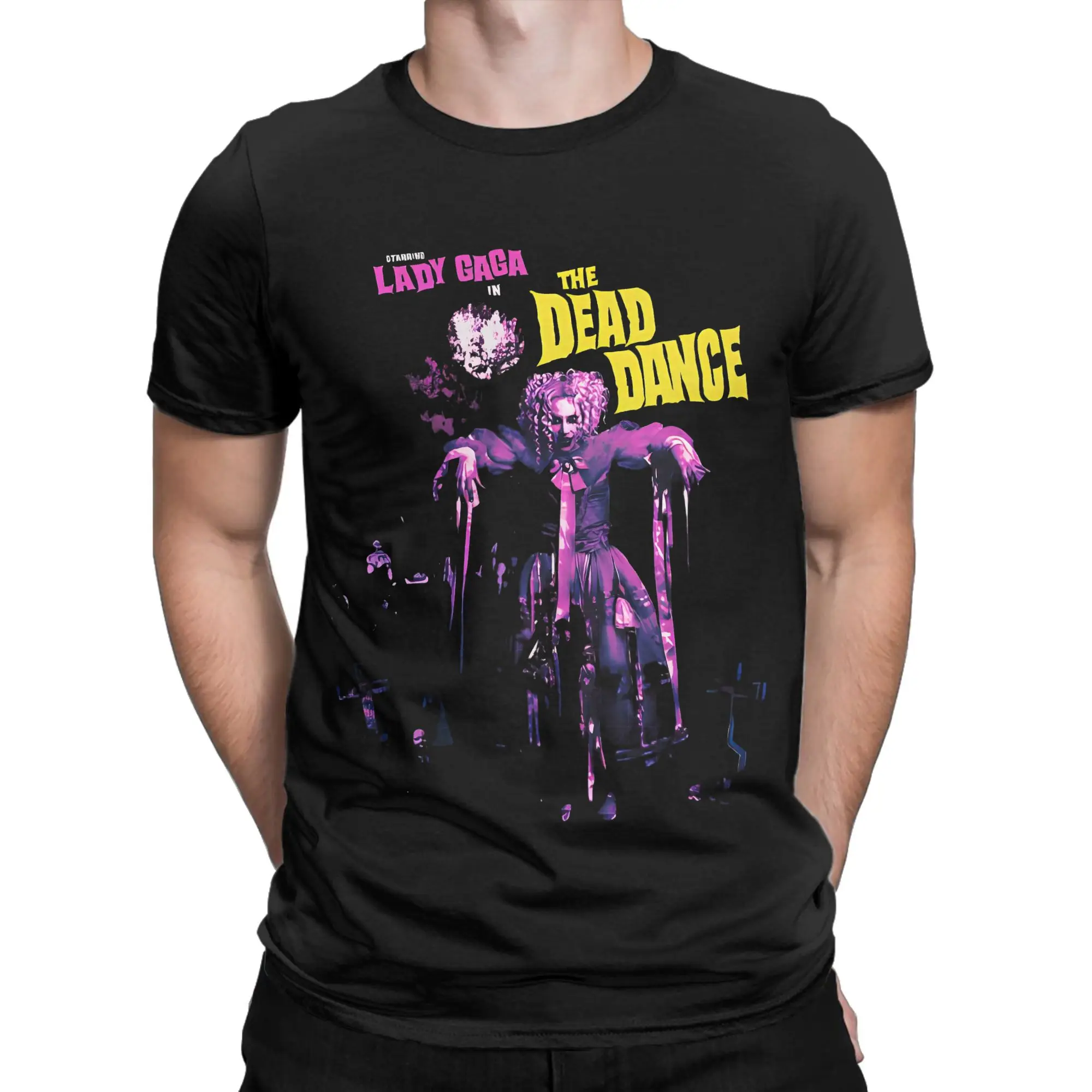 Men Women Graphic Printed The Dead Dance Lady Gaga T Shirt Tee 100