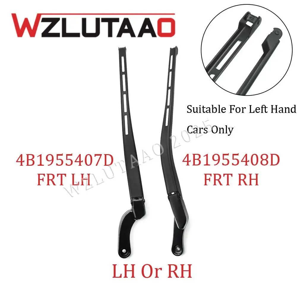 

4B1955407D 4B1955408D Front Right / Left Windshield Wiper Arm Left rudder car For Audi A6 S6 C5 Allroad Quattro 2002-2004