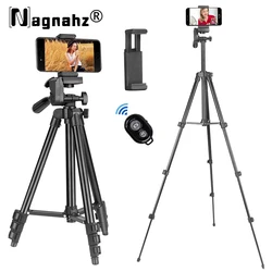 3120 Tripod for Phone 100cm Universal Phone Video Tripod Stand with Bluetooth Selfie Remote Video Recording  Photography Stand