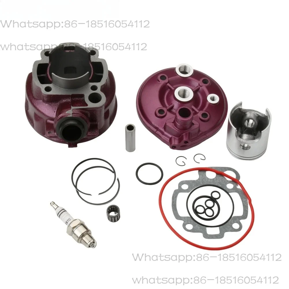 Motorcycle 90cc Big Bore Cylinder Kit & Crankshaft For Generic Trigger 50 SM X Competition 50cc AM6 Minarelli Engine 2T