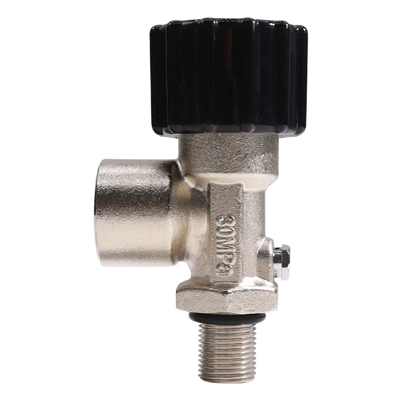 EMER 水族館シリンダーバルブインフレーションスイッチコネクタバルブ CO2 高圧バルブアルミニウム M18 から G5/8 スイッチコネクタ