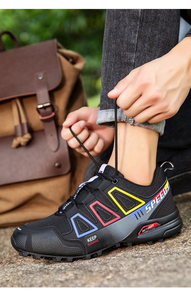 Herren-Campingschuhe, wasserdicht, rutschfest, für jedes Gelände, Sportschuhe, Outdoor-Radschuhe, Wandern, Jagd, taktische Trainingsschuhe – Detail 23
