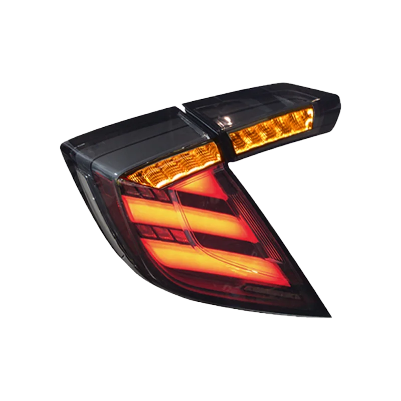

Car Led Tail Light Lamp For Honda Civic Hatchback 2021 Signal Brake Reverse Led Taillights Rear Back Lamps Accessory