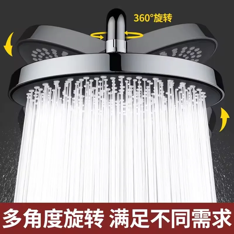 New 275mm Big Panel Supercharge Rainfall Shower Head Large Flow Top Spray High Pressure Showerhead Faucet Bathroom Accessories
