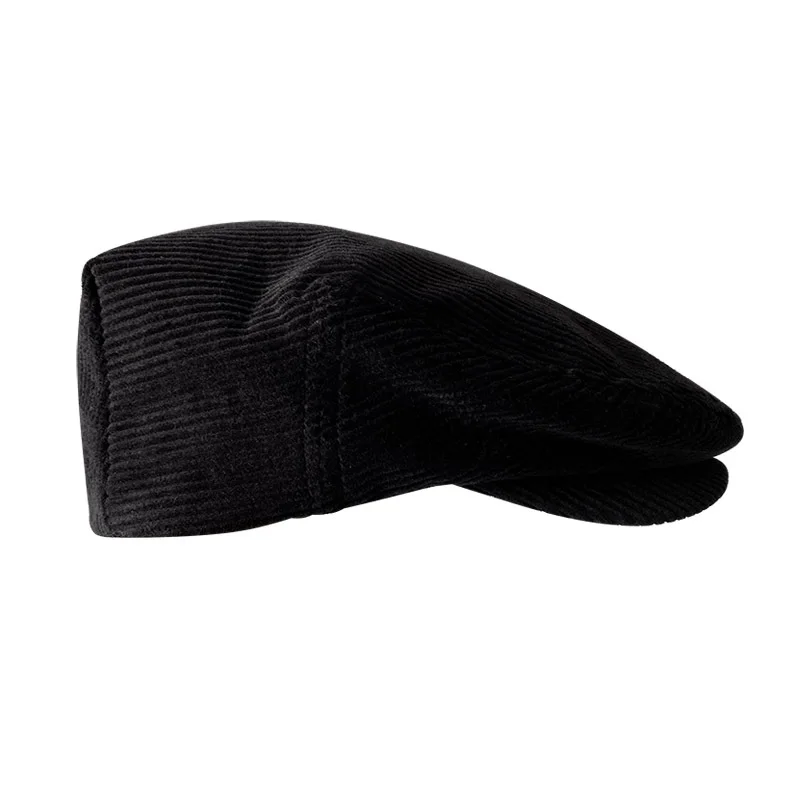Unisex Cotton Breathable Flat Beret Peaked Cap, Daily Casual Lightweight Hat for Men and Women