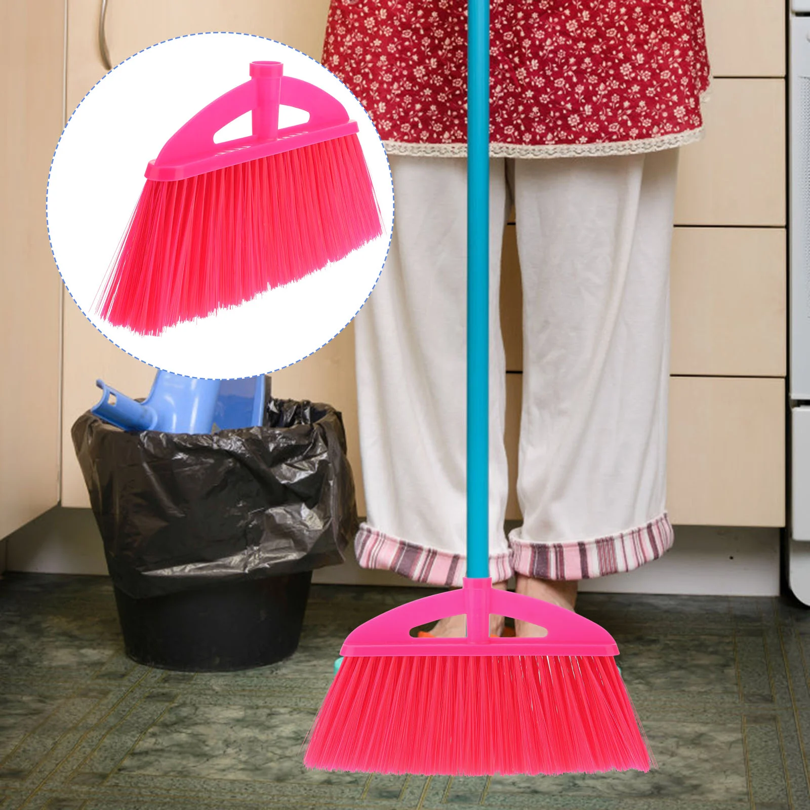 

Broom Head Sweeper Parts Replacement Sweeping Brush Cleaning Household Plastic Baby