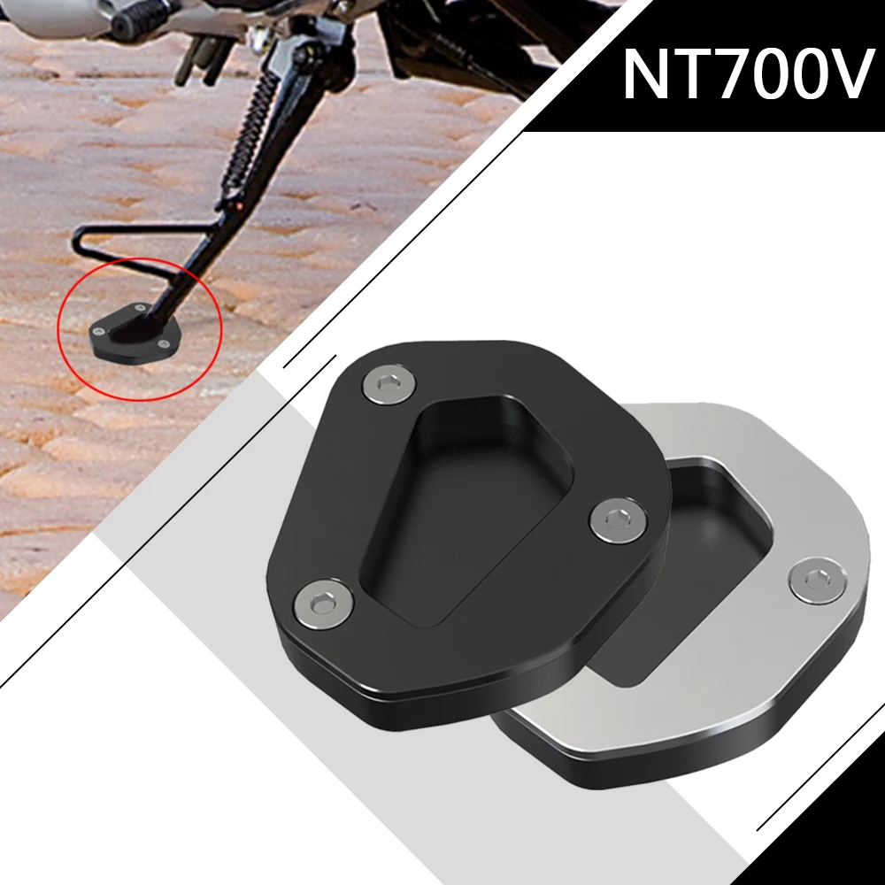 

Motorcycle Side Stand Enlarge Kickstand Enlarger Support Extension For Honda NT700V Deauville NT 700V ABS 2006 2007 2008 - 2016