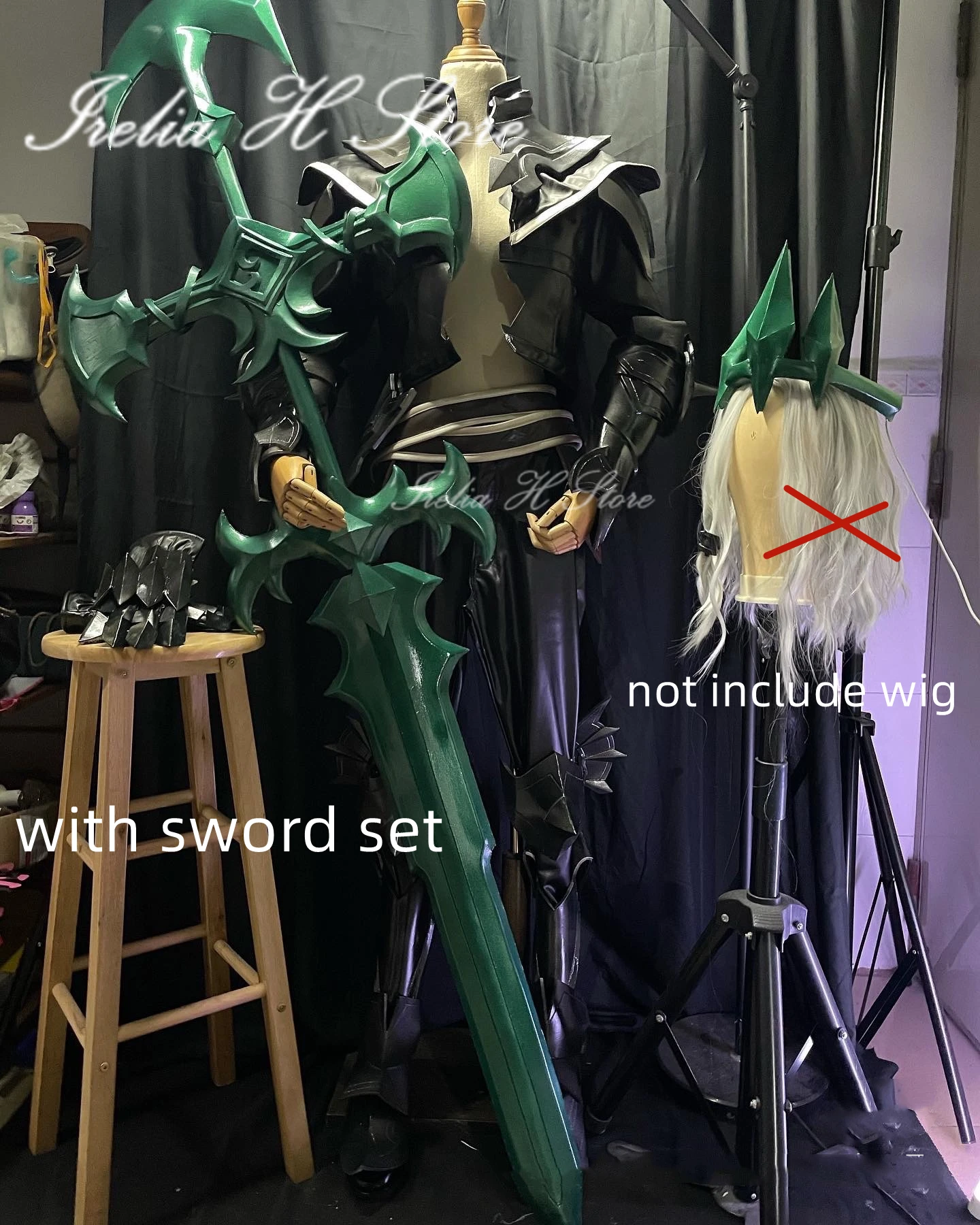 Irelia H Store Game LOL Viego Cosplay Costume Full set wig armors shoes sword Custom made size