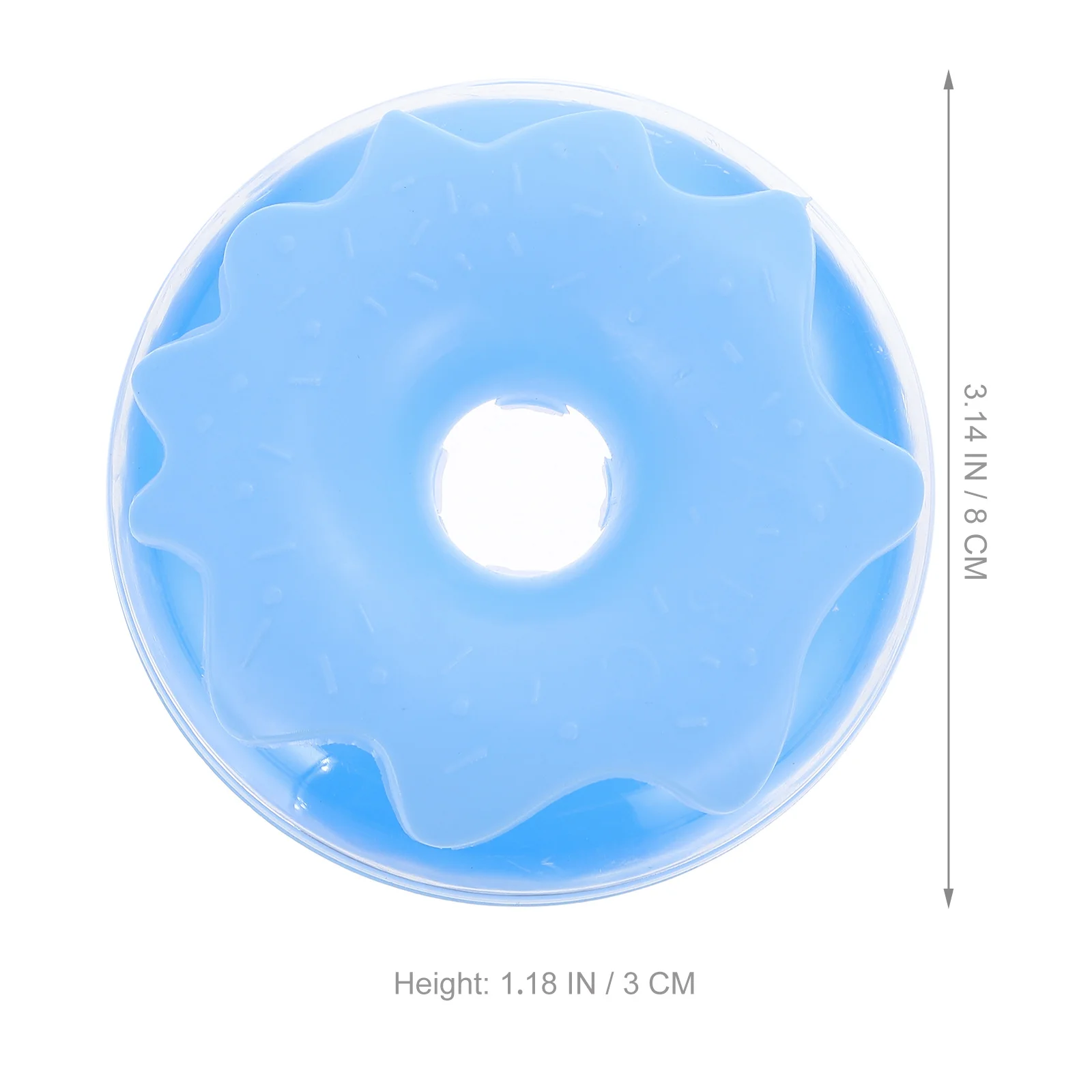 

5Pcs Donut Shaped Candy Storage Boxes Plastic Box for Wedding Party Birthday Festival Treat Gift Biscuit Container