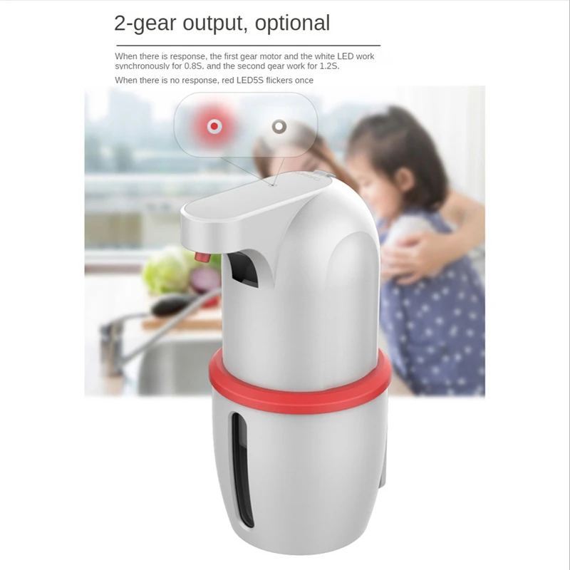 Touchless Dispenser Automático Soap, Máquina de Espuma Inteligente, Home Sensor, Carregamento USB, Desinfetante para as mãos, 275ml
