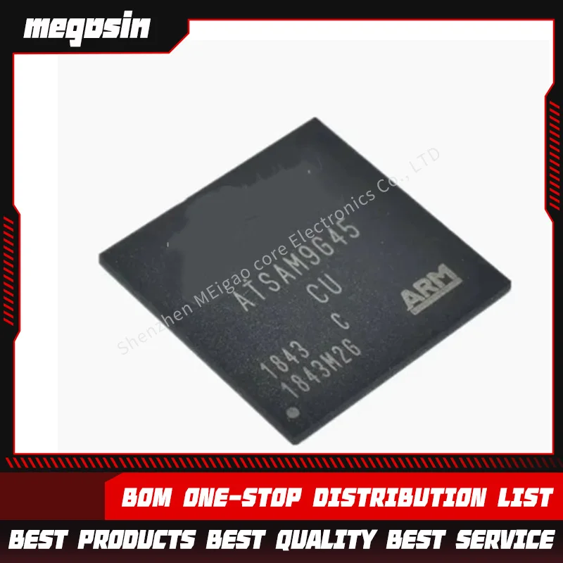 1PCS/LOT ATSAM9G45-CU ATSAM9G45 BGA324 Microcontroller chip