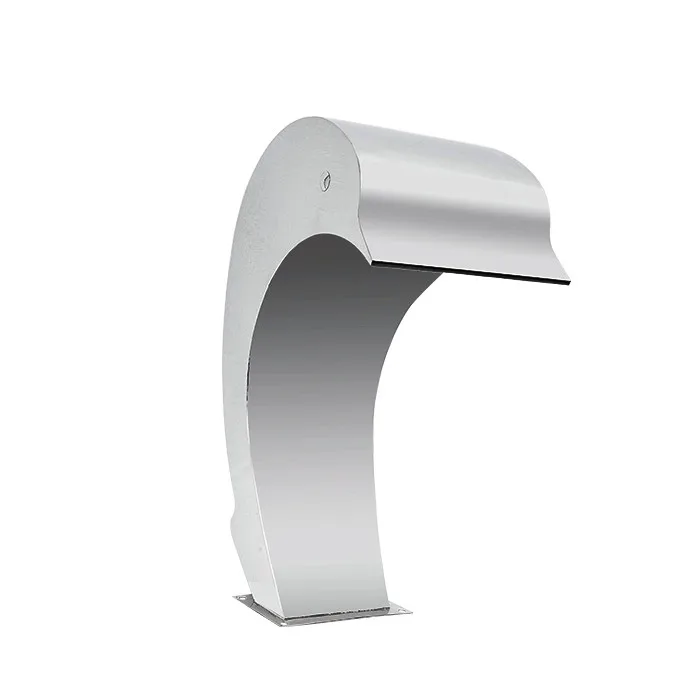 

Spa Pool Garden Waterfall Use Stainless Steel Swim Outdoor for Pools Ornamental Water Feature with LED Light Swim Spa Shower