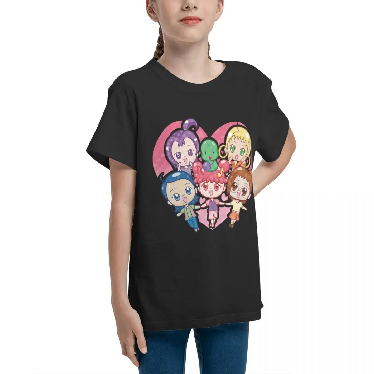 Ojamajo Doremi Magical Girl Group Art Doremi High grade Tees Hot Sale Funny Sarcastic Fitness Fresh Adolescents T-Shirt