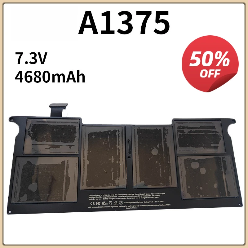 

Laptop Battery For Apple Macbook Air 13'' A1466 A1369 A1465 11'' A1370 12'' A1534 A1377 A1405 A1496 A1375 A1495 A1527 A1705